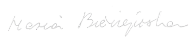 Maria Bierzyńska autograf